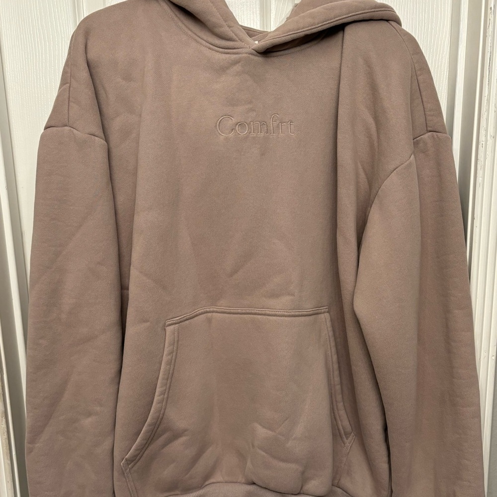 Comfrt Hoodie in Bark - Medium